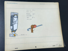 Load image into Gallery viewer, The Tom and Jerry Show (1975) - 2 x Original animation drawings and cels of Tom and Jerry