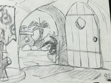 Load image into Gallery viewer, The Flintstones - Original background animation drawing