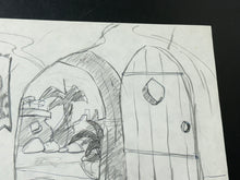 Load image into Gallery viewer, The Flintstones - Original background animation drawing