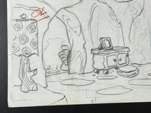 Load image into Gallery viewer, The Flintstones - Original background animation drawing