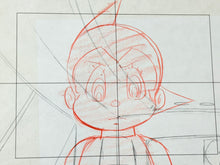 Load image into Gallery viewer, Astro Boy (1980-81) - Original animation drawing of Astro Boy + animatic time sheet