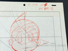 Load image into Gallery viewer, Astro Boy (1980-81) - Original animation drawing of Astro Boy + animatic time sheet