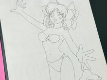 Load image into Gallery viewer, Tensen-NyanNyan: Gekigyouban (1998) - Original animation cel and drawing (56x27 cm)