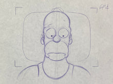 Load image into Gallery viewer, The Simpsons - Original drawing of Homer Simpson (Episode: Life On The Fast Lane, 1990)