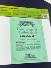 Load image into Gallery viewer, Teenage Mutant Ninja Turtles (1987 TV series) - Original animation cel (certificated with studio stamp)