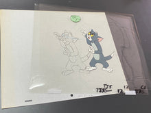 Load image into Gallery viewer, Tom and Jerry - Original drawing and cel of Tom