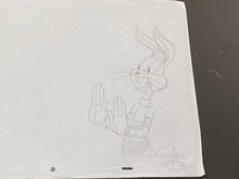 Load image into Gallery viewer, Looney Tunes - Original drawing of Bugs Bunny (XL big size)