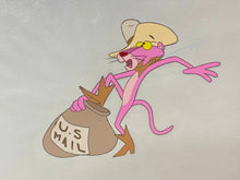 Load image into Gallery viewer, Pink Panther original animation cel and drawing