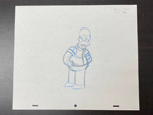 Load image into Gallery viewer, The Simpsons - Original drawing of Homer Simpson
