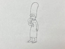 Load image into Gallery viewer, The Simpsons - Original drawing of Marge and Maggie Simpson