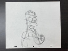 Load image into Gallery viewer, The Simpsons - Original drawing of Homer Simpson