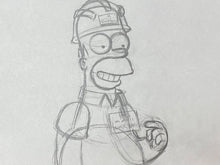 Load image into Gallery viewer, The Simpsons - Original drawing of Homer Simpson