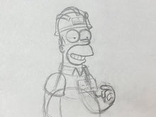 Load image into Gallery viewer, The Simpsons - Original drawing of Homer Simpson