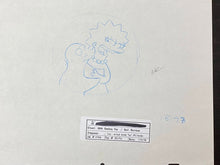Load image into Gallery viewer, The Simpsons - Original drawing of Lisa Simpson, 1998