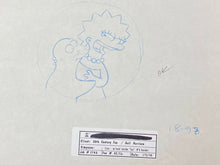 Load image into Gallery viewer, The Simpsons - Original drawing of Lisa Simpson, 1998