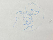 Load image into Gallery viewer, The Simpsons - Original drawing of Lisa Simpson, 1998