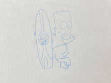 Load image into Gallery viewer, The Simpsons - Original drawing of Bart Simpson
