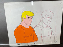 Load image into Gallery viewer, The Superman/Aquaman Hour of Adventure - Original animation drawing of Aquaman