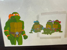 Load image into Gallery viewer, Teenage Mutant Ninja Turtles (1987 TV series) - Original animation cels, full team!