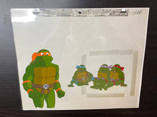 Load image into Gallery viewer, Teenage Mutant Ninja Turtles (1987 TV series) - Original animation cels, full team!