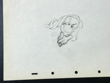 Load image into Gallery viewer, Snow White and the Seven Dwarfs - Grumpy Deleted Bed Building Scene Animation Drawing (Walt Disney, 1937).