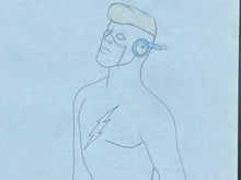 Load image into Gallery viewer, The Superman/Aquaman Hour of Adventure - Original animation drawing of Flash