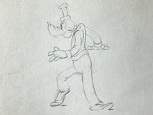 Load image into Gallery viewer, Goofy - Original Production Drawing by Disney Animator Errol Gray (Walt Disney, c. 1940s) COA included