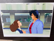 Load image into Gallery viewer, City Hunter - Original animation cel and drawing, with copy background