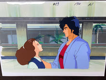 Load image into Gallery viewer, City Hunter - Original animation cel and drawing, with copy background