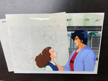 Load image into Gallery viewer, City Hunter - Original animation cel and drawing, with copy background