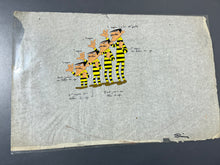 Load image into Gallery viewer, Lucky Luke - Original model cel of The Daltons (La Ballade des Dalton, 1978)