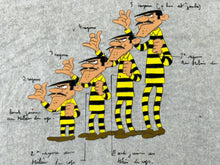 Load image into Gallery viewer, Lucky Luke - Original model cel of The Daltons (La Ballade des Dalton, 1978)