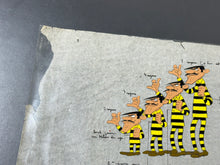 Load image into Gallery viewer, Lucky Luke - Original model cel of The Daltons (La Ballade des Dalton, 1978)