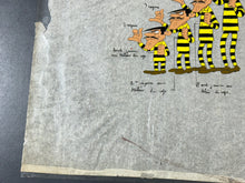 Load image into Gallery viewer, Lucky Luke - Original model cel of The Daltons (La Ballade des Dalton, 1978)