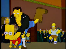 Load image into Gallery viewer, The Simpsons - Original drawing of Bart Simpson, Episode: 'Bart vs. Australia' (1995)