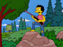 Load image into Gallery viewer, The Simpsons - Original drawing of young Moe Szyslak (Episode: The Way We Weren't, 2004)