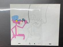 Load image into Gallery viewer, Pink Panther original animation cel and drawing