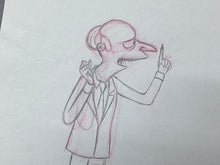 Load image into Gallery viewer, The Simpsons - Original drawing of Montgomery Burns