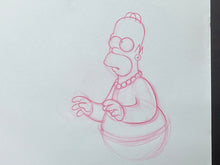 Load image into Gallery viewer, The Simpsons - Original drawing of Homer Simpson
