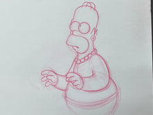 Load image into Gallery viewer, The Simpsons - Original drawing of Homer Simpson