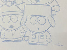 Load image into Gallery viewer, South Park - Lay Out drawing of the characters, made by Todd Aaron Smith (certificated)