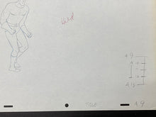 Load image into Gallery viewer, The Superman/Aquaman Hour of Adventure - Original animation drawing of Aquaman