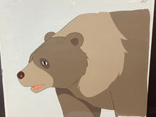 Load image into Gallery viewer, Monarch: The Big Bear of Tallac (Jacky and Nuca) (1977) - Original animation cel and drawing