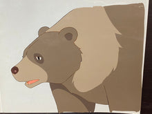 Load image into Gallery viewer, Monarch: The Big Bear of Tallac (Jacky and Nuca) (1977) - Original animation cel and drawing