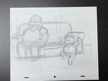 Load image into Gallery viewer, The Simpsons - Original drawing of Ralph and Clancy Wiggum