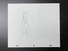 Load image into Gallery viewer, The Simpsons - Original drawing of Homer Simpson