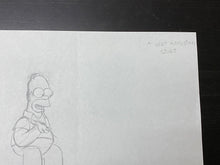 Load image into Gallery viewer, The Simpsons - Original drawing of Homer Simpson