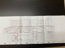 Load image into Gallery viewer, The Simpsons - Original drawing scene background of Moe's Bar, XL size