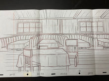 Load image into Gallery viewer, The Simpsons - Original drawing scene background of Moe's Bar, XL size