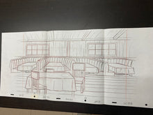 Load image into Gallery viewer, The Simpsons - Original drawing scene background of Moe's Bar, XL size